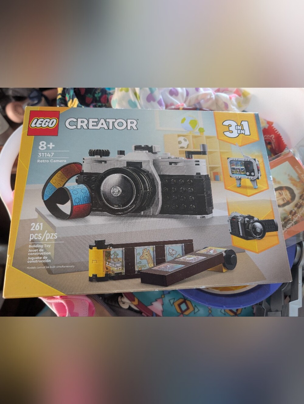 LEGO Creator Retro Camera Building Set - Black, White & Yellow